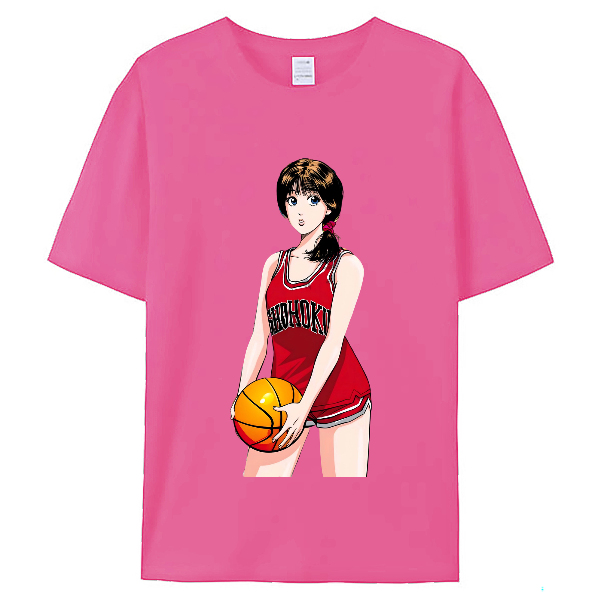 （画像用） SLAM DUNK／スラムダンク レディースカジュアルプリントTシャツ（綿100％）